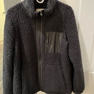 Cozy fleece jacket.